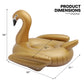 MoNiBloom Pool Float for mature-themed Inflatable Giant Floaties Swan Lake Rafts Swimming Floaty Summer Beach Ride-ons