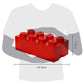 Room Copenhagen, Lego Brick Box Stackable Storage Containers - Organizational Building Blockss - 19.69 X 9.84 X 7.09 Inches - Br
