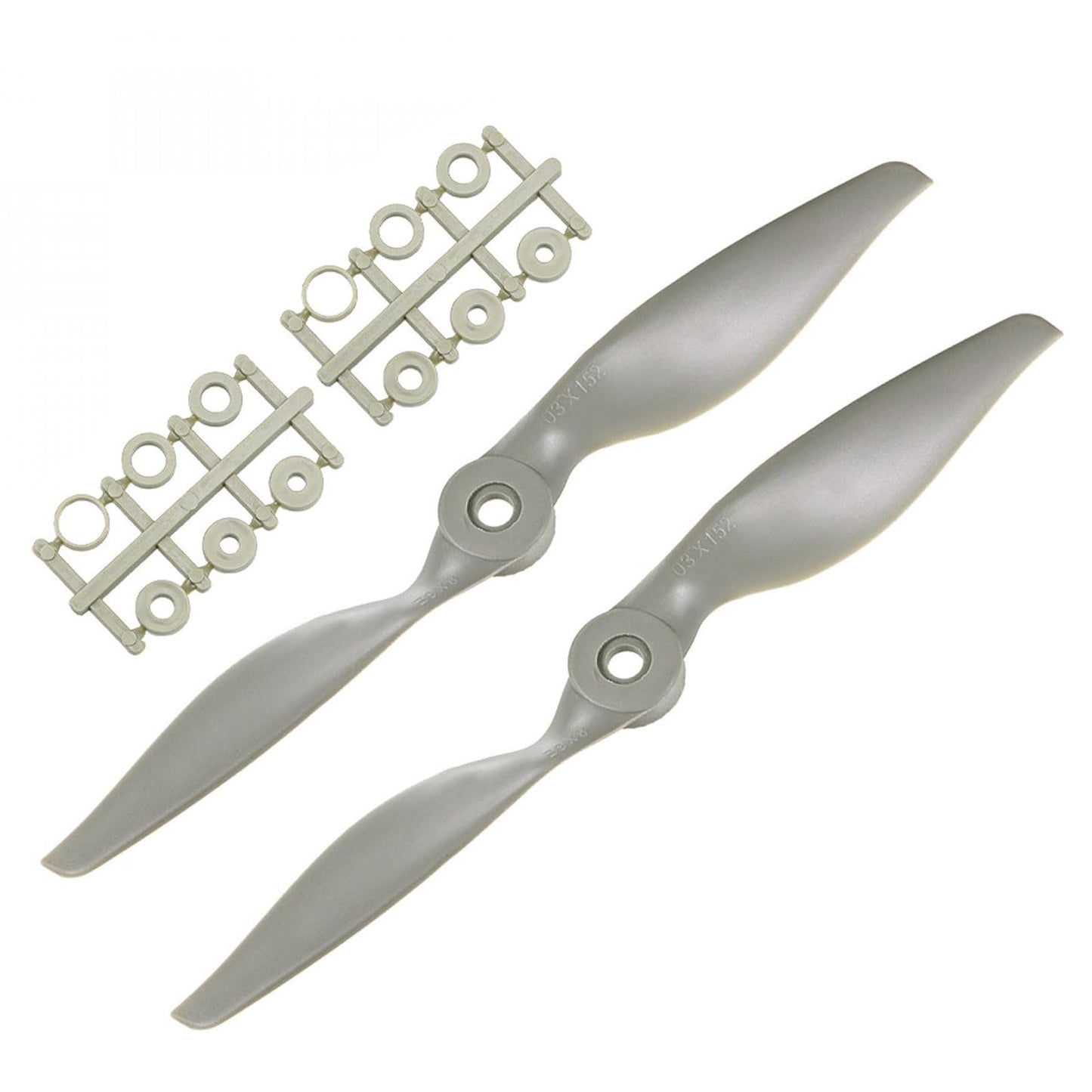 Top-Vigor 2Pcs Cw Rc Propellers 8060 8 X 6 Inch 2-Vane Rc Vehicle Propellers Replacement For Rc Airplane With Adapter Rings Nylo