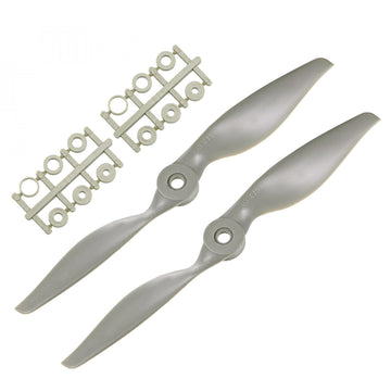 Top-Vigor 2Pcs Cw Rc Propellers 8060 8 X 6 Inch 2-Vane Rc Vehicle Propellers Replacement For Rc Airplane With Adapter Rings Nylo