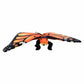 Zugar Land Plush Toy Butterfly (Orange Monarch Or Blue Morph) 11 Inch Wide. Soft And Cuddly Plush Realistic Toy. (Orange Monarch