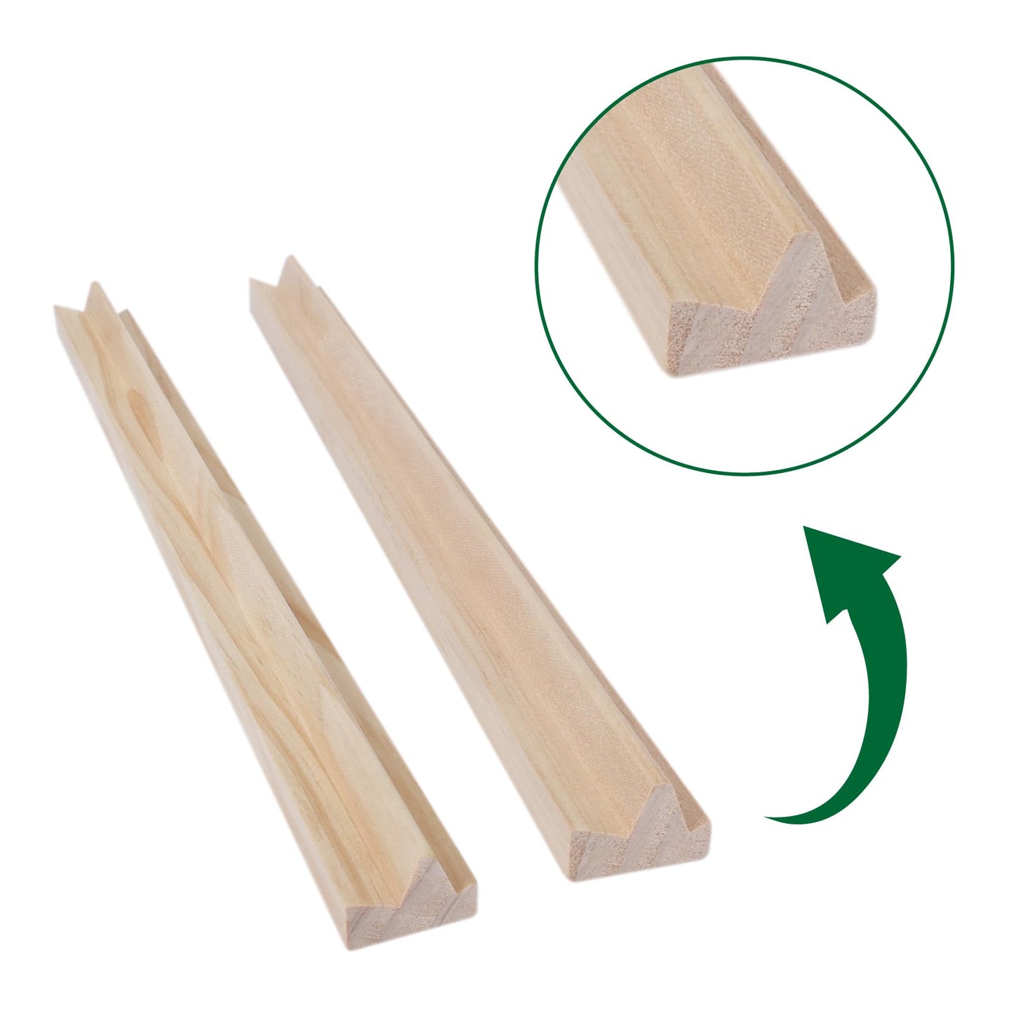 GOTHINK Wooden Mahjong Tiles Trays/Racks/Holders Set of 4  Upgrade Your Mahjong Game  Racks for Mahjong  Mexican Train  Dominoes  and More (Racks Only)