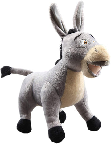 Secretcastle The Donkey Plush Toy 12'' L Stuffed Animal Donkey Plush Donkey Toy Christmas New Year (Donkey)
