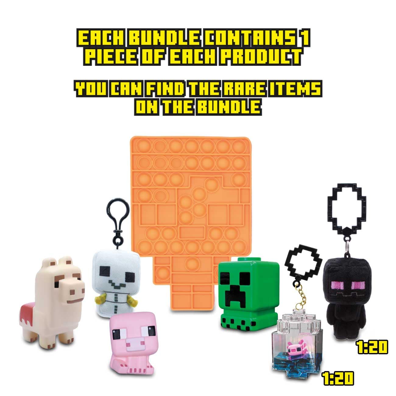 Just Toys LLC Minecraft Ultimate Surprise Bundle - Creeper, Multi Color, Standard Size, Model 11960, Plastic Material