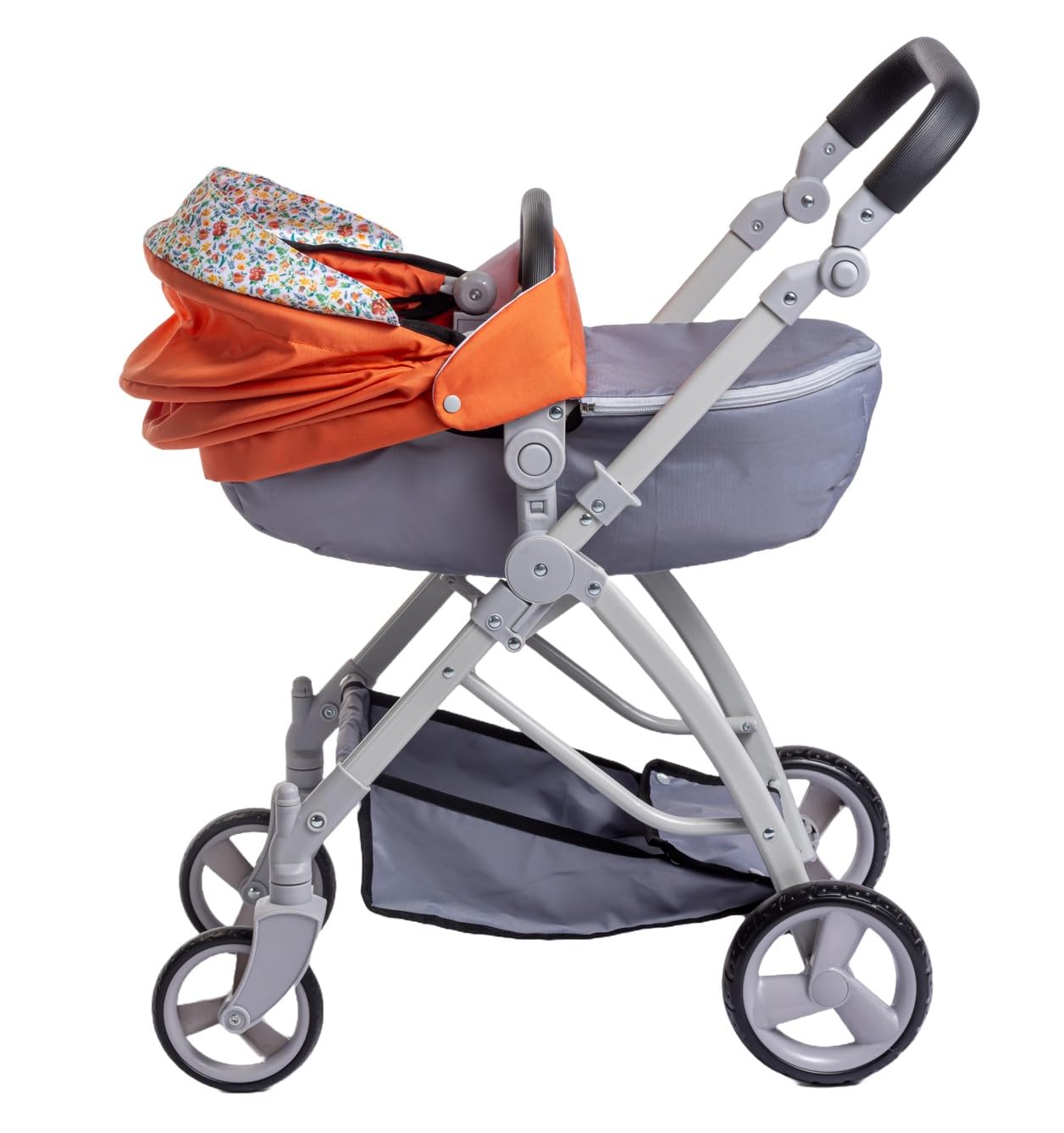 Jc Toys - For Keeps Playtime | Deluxe Folding Sports Pram Stroller | Nature Theme Collection | For Dolls Up To 20' | Ages 3+