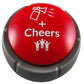 Airhorn Can Sound Button with Applause and Cheers, Funny Easy Button, Noise Maker Buzzer for Office, Sporting Event, Dance Party
