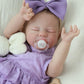 Wooroy Realistic Reborn Baby Dolls Girl - 20 Inch Lifelike Newborn Doll Real Life Weighted Soft Cloth Body With Gift Box Accesso