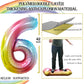 Goer Number 26 Balloons For 26Th Birthday Party Decorations,42 Inch Jumbo Foil Helium 62 Balloons For 62Nd Birthday Party Decoration (Rainbow)