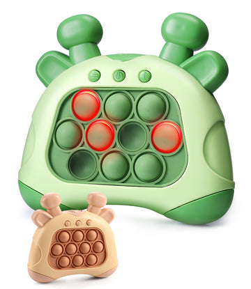 Intelliskills Pop & Play Pocket Gaming Console for Kids, Push Pop Interactive Game for Boys & Girls 3+ Years, Light & Sound Musi
