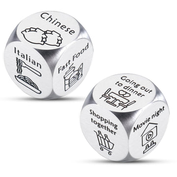 Valentines Day Gifts for Her Him Date Night Ideas for Couple Date Night Dice Food Dice Anniversary Birthday Gifts for Boyfriend