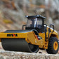 Gemini&Genius Road Roller Truck Toy - 1/50 Scale Metal Grader Vehicle, Asphalt Drum Compactor for Kids, Play or Display