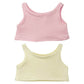 Niannyyhouse 10Cm Plush Doll Clothes Solid Color Vest Sleeveless T-Shirt Doll Dress Up (Beige+Pink, 10Cm)