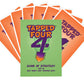Tapped Four Card Game, 2 To 8 Players - Strategy, Luck, Laughter, Nonstop Fun For Family And Friends