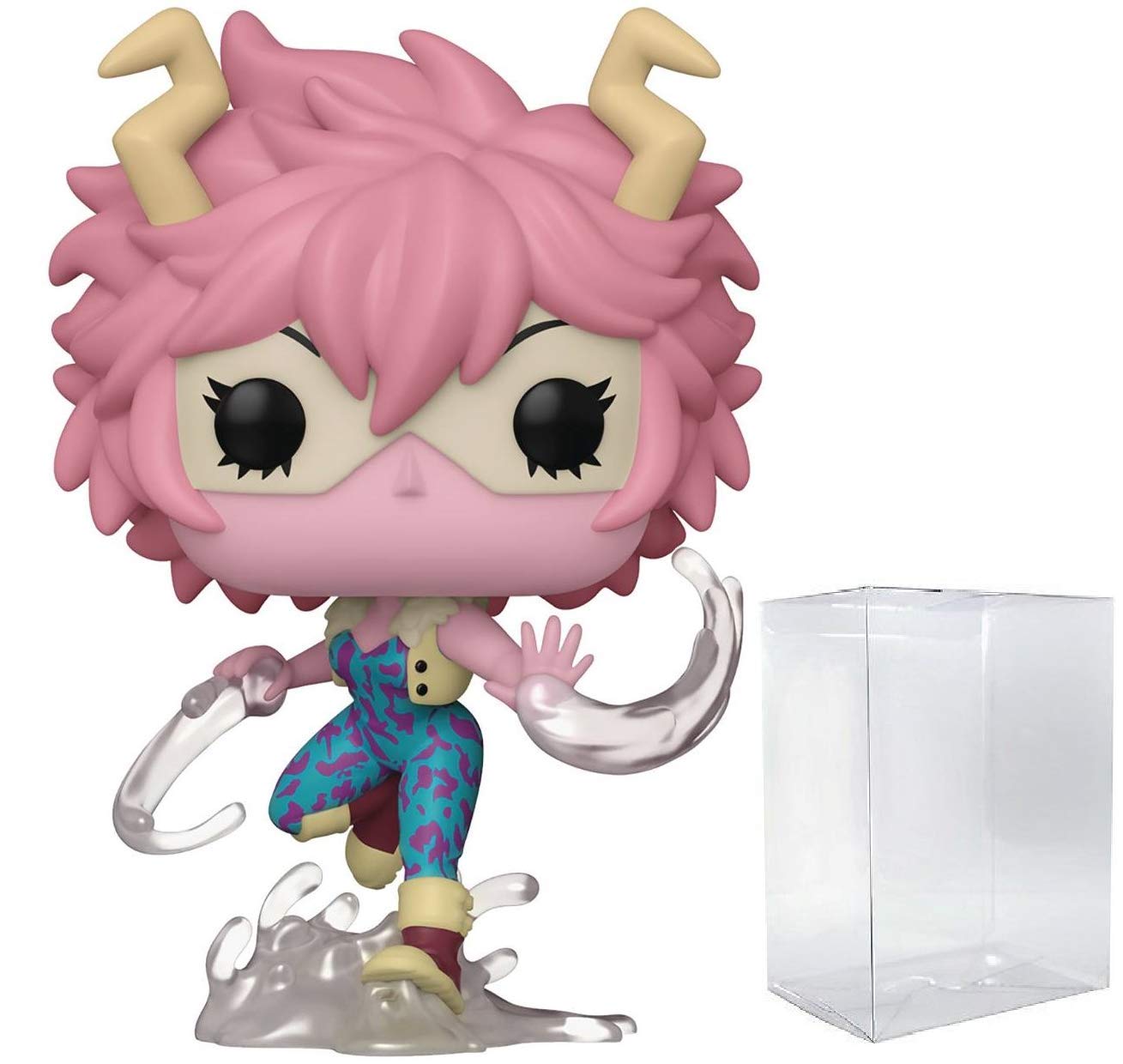 Funko Pop My Hero Academia - Mina Ashido Pop! Vinyl Figure (Bundled With Compatible Pop Box Protector Case), Multicolor, 3.75 Inches