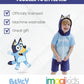 Bluey Little Boys Hooded Cosplay T-Shirt And French Terryshorts Outfit Set 7-8