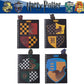 Innovative Designs Harry Potter Hogwarts Tab Journal Notebook, Spiral Bound, 96 Lined Pages, 8 X 7 Inches, Black