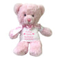 Mandys Moon Personalized Gifts Pink Bear 12 Inch Personalized Teddy Bear for Baby Girl