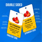 Study Key English Spanish Flash Cards - 300 Vocabulary Cards for Adults & Kids, Medium Size, Cardstock Material