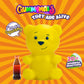 Eolo Toys - Gummymals Yellow. Interactive Super Squishy Gummy Bear Style pet with Over 20 Sounds and Reactions for Children Aged