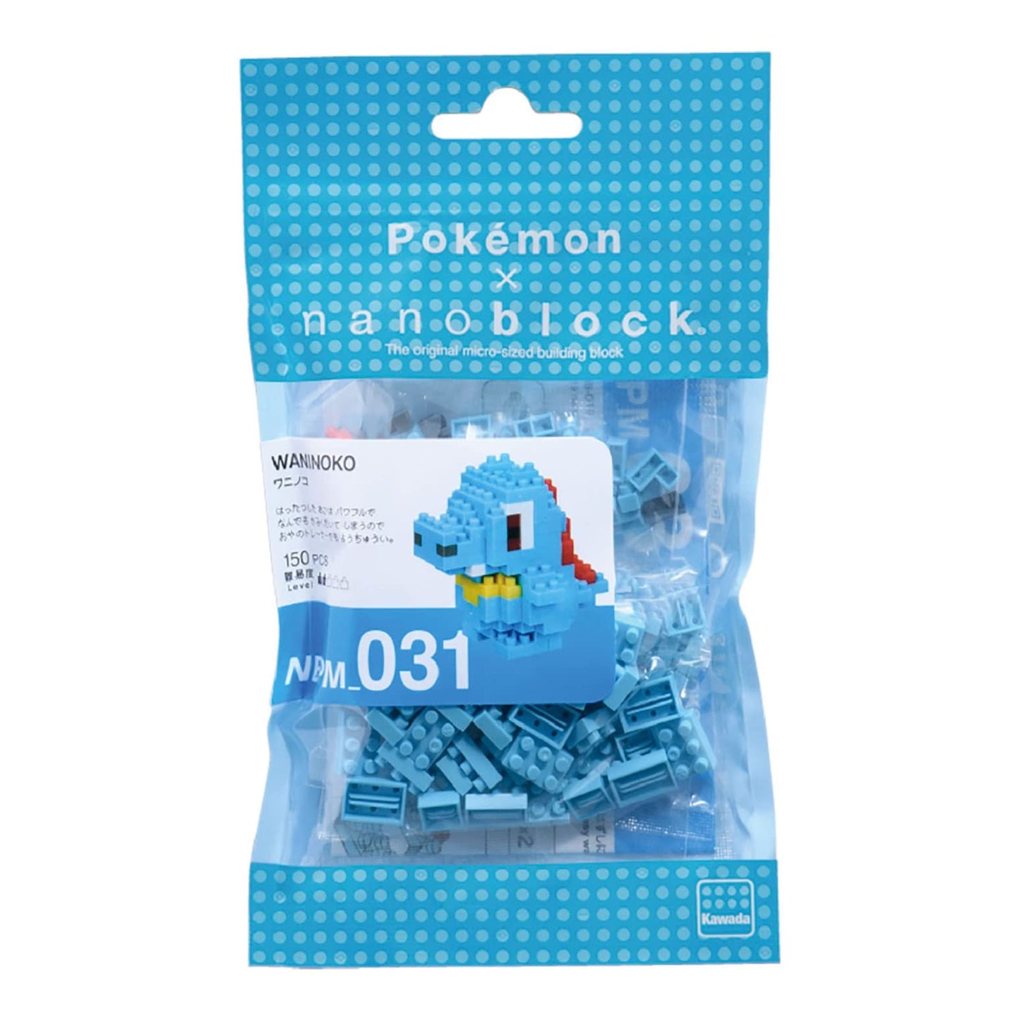 nanoblock - Pok  mon - Totodile, Pok  mon Series Building Kit