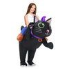 Searhmomo Inflatable Costume Cat For Kids Ride On Cat Blow Up Costumes,Funny Halloween Animal Costume For Girls Boys Cosplay Par