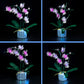Vonado Led Lights Kit Compatible With Lego Orchid 10311 Plant Building Set With Flowers, Sound Control Lighting Set Compatible With Lego Artificial Botanical (No Blocks Model)