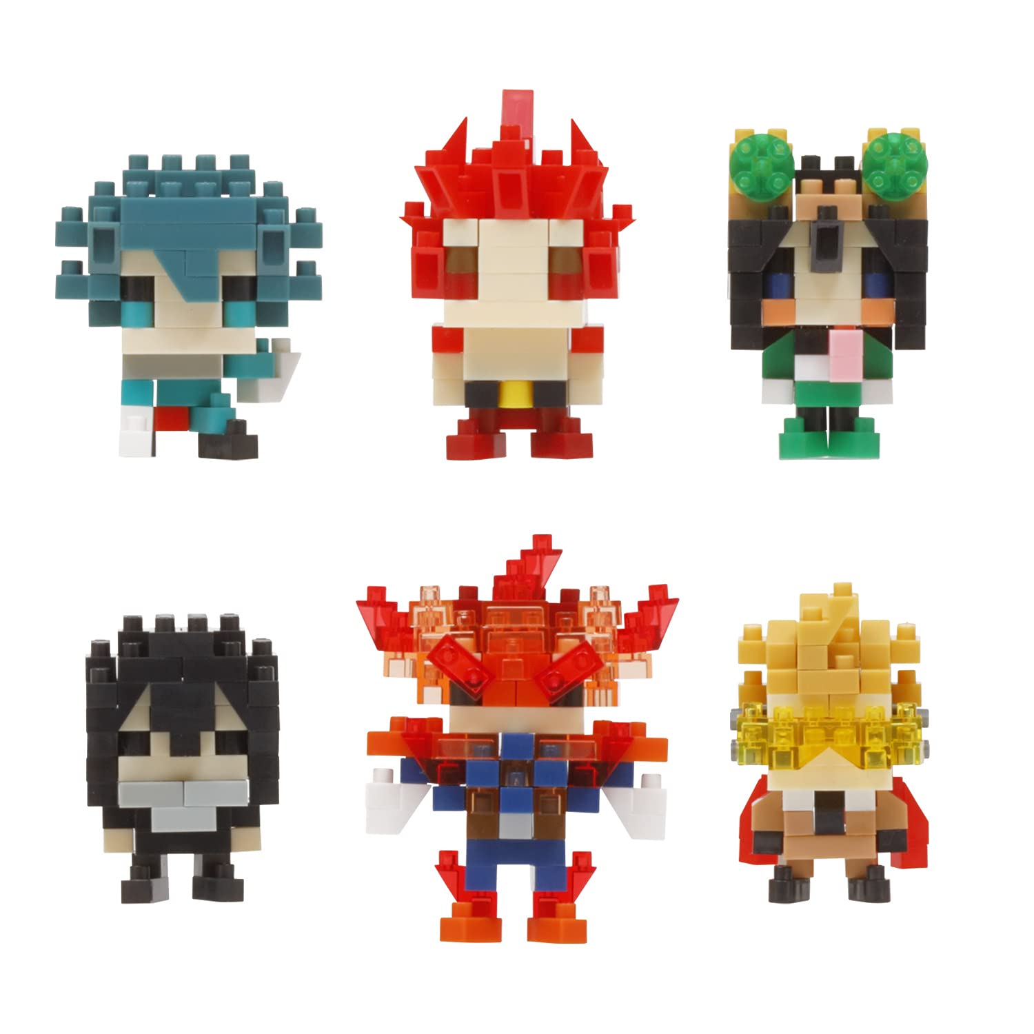 nanoblock - My Hero Academia Vol. 2 (Blind Box Complete Set), mininano Series Building Kit