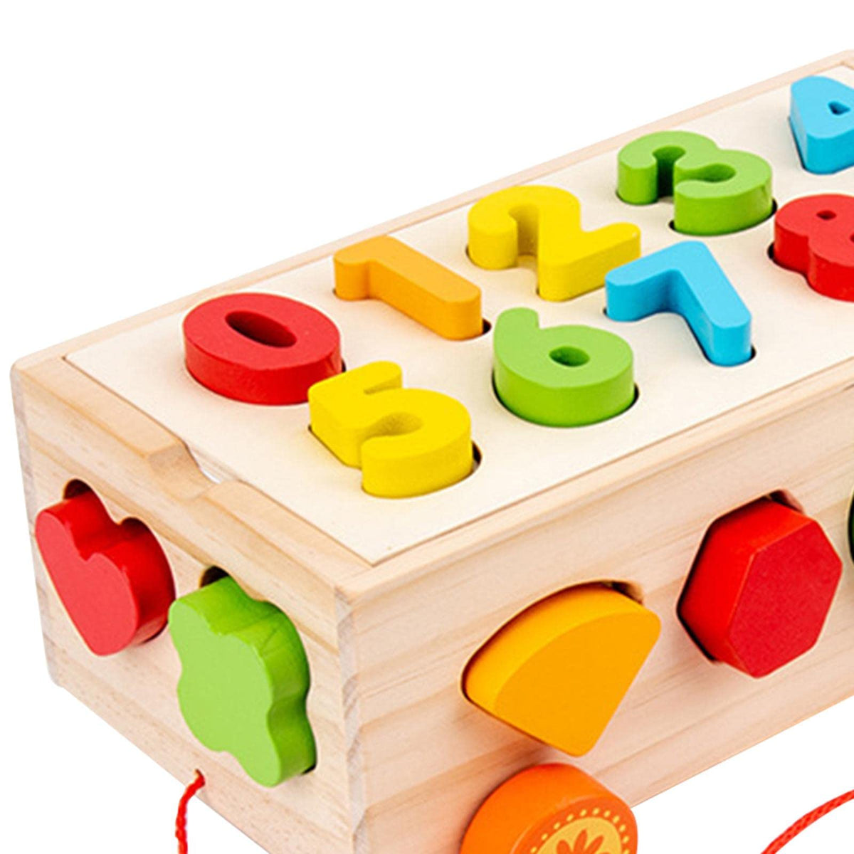 Trendivibe Wooden Block Toys Toddlers Matching Toys For Kids Children Numbers| Baby Learning Toy | Infant Activity Toy | Sensory
