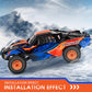 GLOBACT RC Truck Tires for 1/10 Scale Arrma Senton Tires Slash Tires Axial Redcat Rc4wd Hex Detachable Replacement 14mm 12mm RC