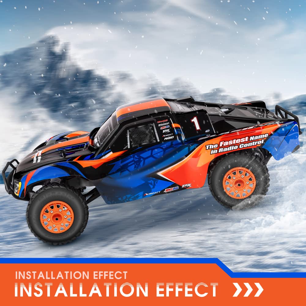 GLOBACT RC Truck Tires for 1/10 Scale Arrma Senton Tires Slash Tires Axial Redcat Rc4wd Hex Detachable Replacement 14mm 12mm RC