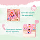 Linkyloop Guess Game Board Game for Kids, Wooden, 8"x9"x0.1", Fun Family Night Activity, Ages 3-8, Memory Game for Boys & Girls