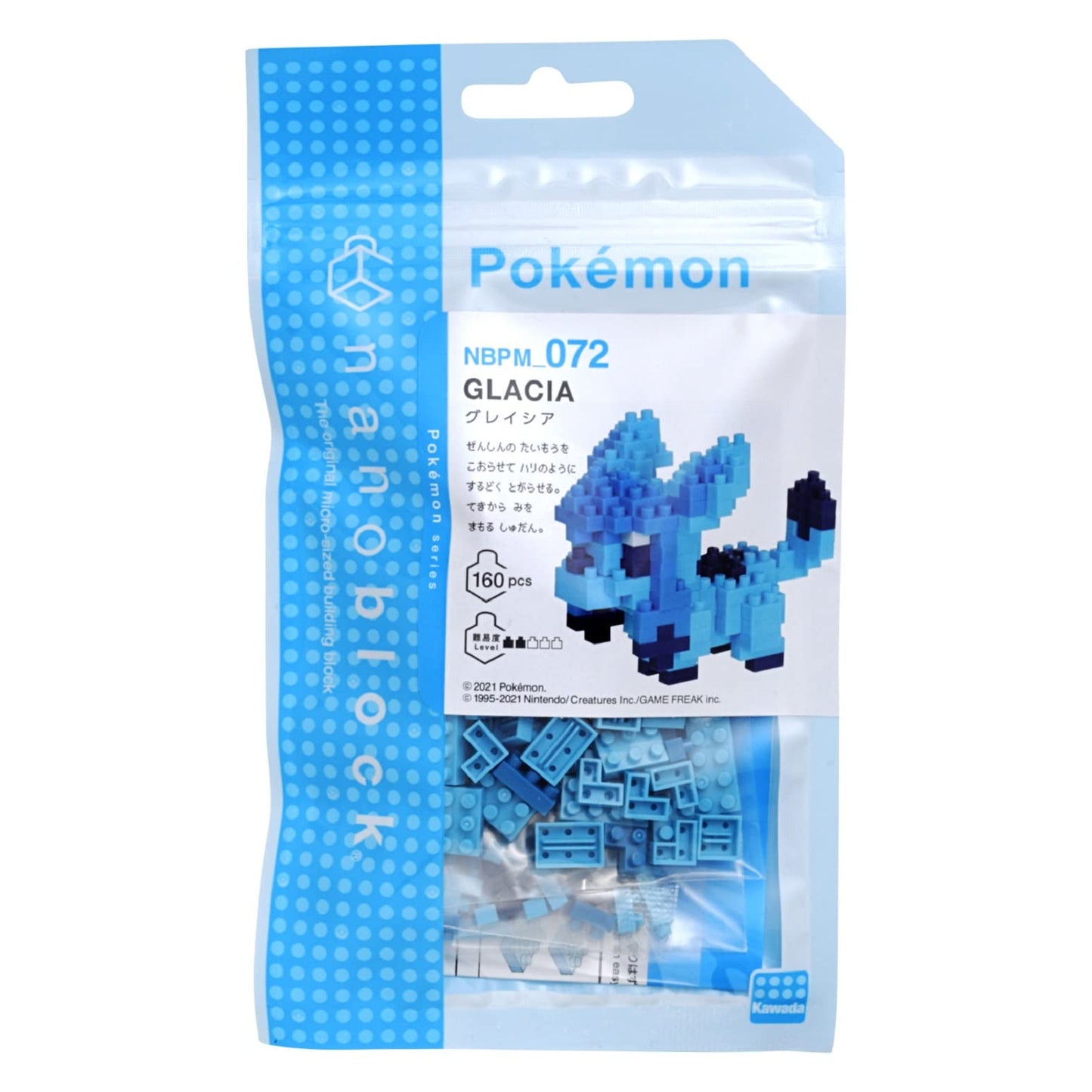 Nanoblock - Pok  Mon - Glaceon, Pok  Mon Series Building Kit