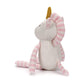 FLUFFYFUN 100% Organic Cotton Baby Stuffed Animal  Pink Unicorn Plush for Newborn 7.1