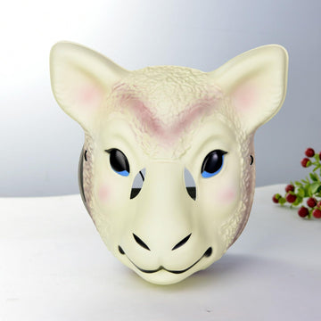 BinaryABC Halloween Goat Mask Sheep Masquerade Mask Animal Mask Halloween Costume Party Accessories