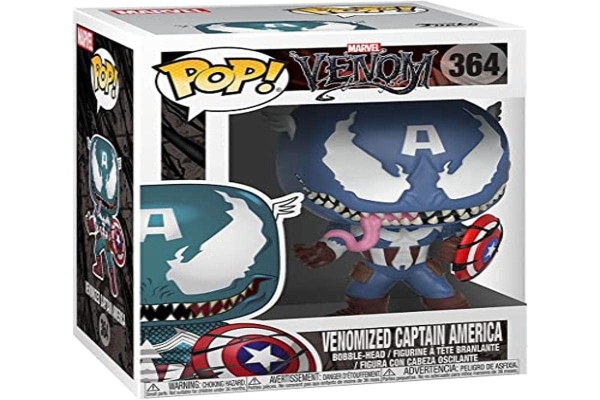 Funko Pop Marvel Venom - Venom Captain America, Multi
