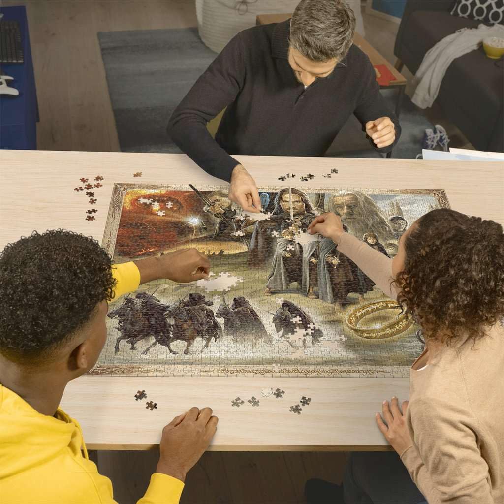 Ravensburger Lord of The Rings: The Fellowship of The Ring 2000 Piece Jigsaw Puzzle for mature-themeds | Vibrant Imagery | Unique Softclick Technology | Sustainably Sourced Materials | 16927
