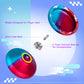 Magicyoyo V10 Blue Red Unresponsive Yoyo Professional Finger Spin Yoyo With 12 Yoyo Strings, Yoyo Case, Yoyo Glove