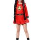 Child'S 4 Pcs Boxing Champions Costume With Top, Shorts, Hooded Cape, Gloves Halloween Fancy Dress Boxer Uniform For Kids (Red,