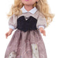 Little Adventures Sleeping Beauty Day Princess Doll Dress With Headband - Doll Not Included - Machine Washable Child Pretend Play And Party Doll Clothes With No Glitter Brown