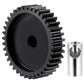 BRKRC Steel 32P 5mm Pinion Gear 25T 26T 28T 29T 30T 31T 32T 33T 34T 35T 36T 37T 38T Motor Gears for 1/10 1/8 RC Car Parts (38T)