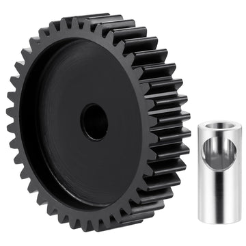 BRKRC Steel 32P 5mm Pinion Gear 25T 26T 28T 29T 30T 31T 32T 33T 34T 35T 36T 37T 38T Motor Gears for 1/10 1/8 RC Car Parts (38T)