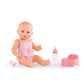 Corolle Drink And Wet Bath Baby Emma - 14    Girl Baby Doll With 3 Accessories - Bottle, Potty, And Pacifier - Really Drinks And