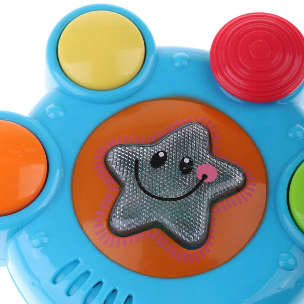 Baby Electronic Jazz Drum W/Lights & Sound Musical Learning Toy For Toddler