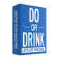 Do or Drink Conversation Cards - 250 Fun Drinking Game Cards for Adults - Blue - Get to Know Your Friends Better