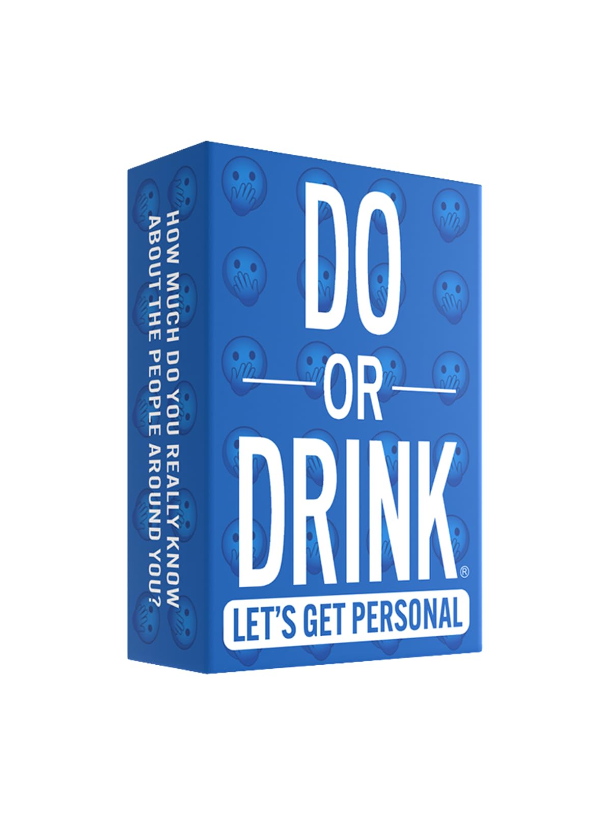Do or Drink Conversation Cards - 250 Fun Drinking Game Cards for Adults - Blue - Get to Know Your Friends Better