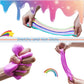 Inksbui Butter Slime Kit 34 Packed Two-Toned Colorful Slime, Stress Relief Toys, Party Favors For Kids Girl Boys Kids 6 7 8 9 10 11 12
