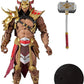 McFarlane Toys Mortal Kombat Shao Khan 7" Action Figure - Brown Plastic - Model 11037-1