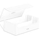 Ultimate Guard Arkhive 800+, Deck Case For 800 Double-Sleeved Tcg Cards, White, Compatible With Boulders, Magnetic Closure & Microfiber Inner Lining