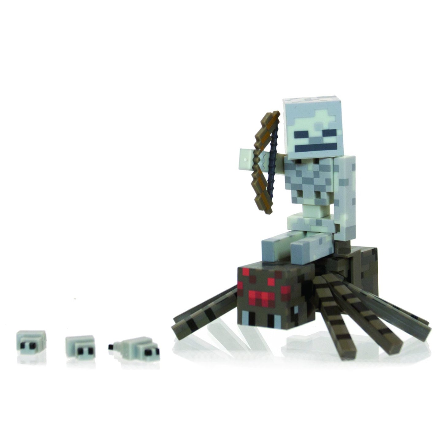 Minecraft Spider Jockey Pack - Multi Color Plastic Model 16451