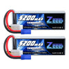 Zeee 3S LiPo Battery 5200mAh 11.1V 120C with EC5 Connector Soft Pack RC Battery for RC Plane Quadcopter Airplane Helicopter RC C